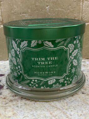 HomeWorx by Harry Slatkin Trim The Tree Scented 3-Wick Candle 14oz